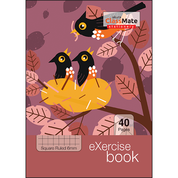 ClassMate 40 pgs Square rule