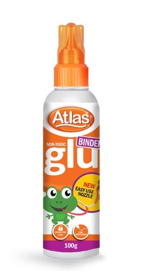 Atlas binder glue bottle